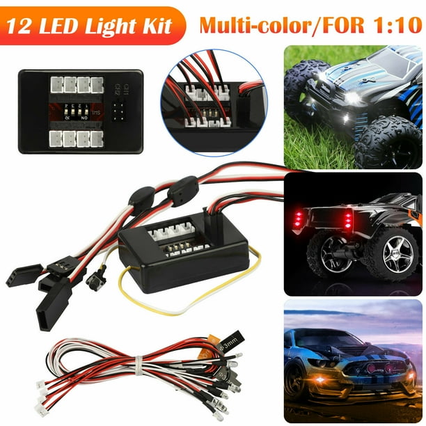 1/10 RC model Car truck 2.4ghz PPM FM LED Brake Signal Light Kit Headlight 1/10 RC model Car truck 2.4ghz PPM FM LED Brake Signal Light Kit Headlight